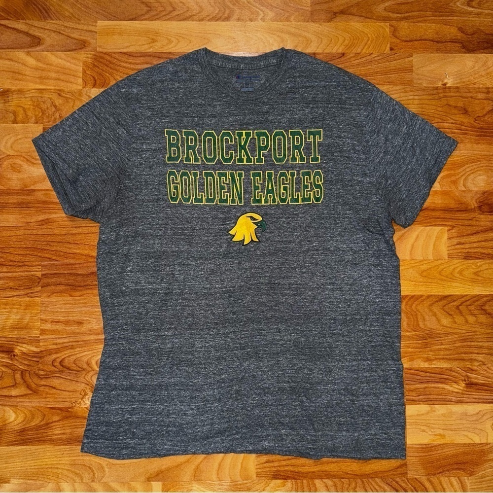 SUNY Brockport Golden Eagles Champion Ultimate Tri-Blend T-Shirt - Gray Men’s XL